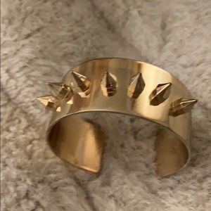Urban Outfitters spike gold tone bracelet